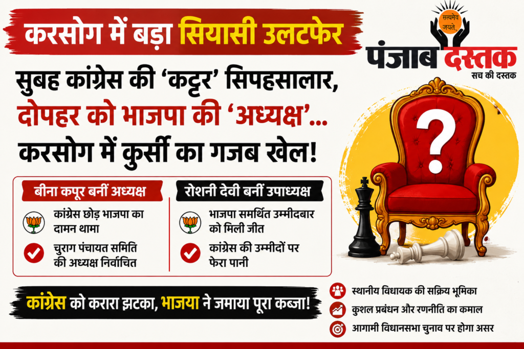 करसोग पंचायत समिति चुनाव में भाजपा की अध्यक्ष बनीं बीना कपूर और उपाध्यक्ष रोशनी देवी।
