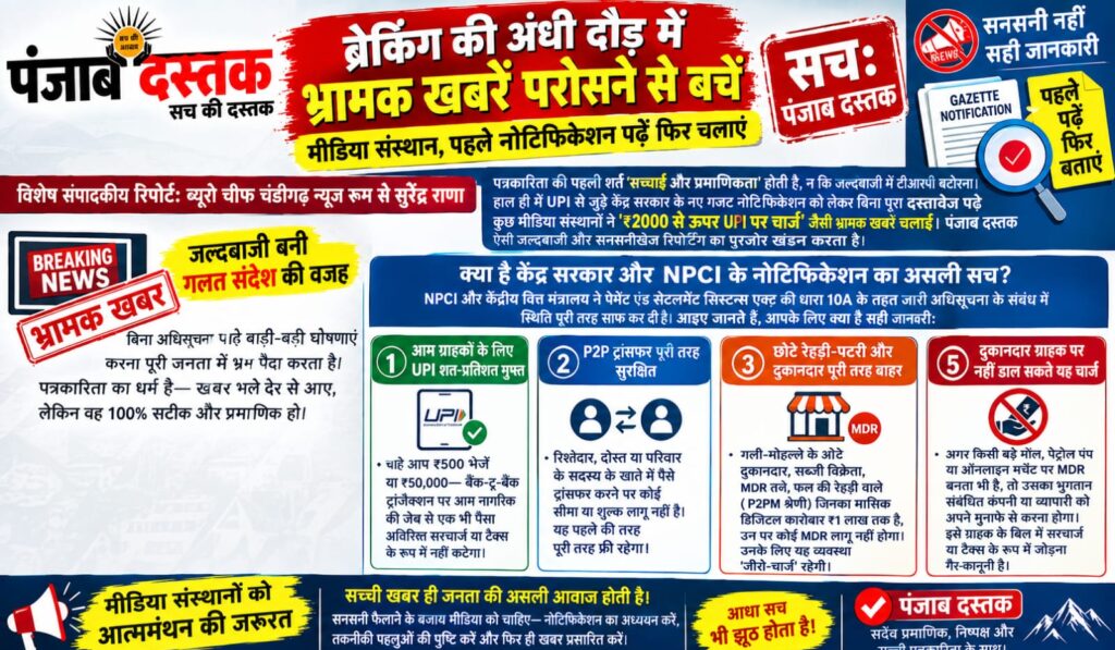 UPI चार्ज नोटिफिकेशन और NPCI के MDR नियमों की जानकारी