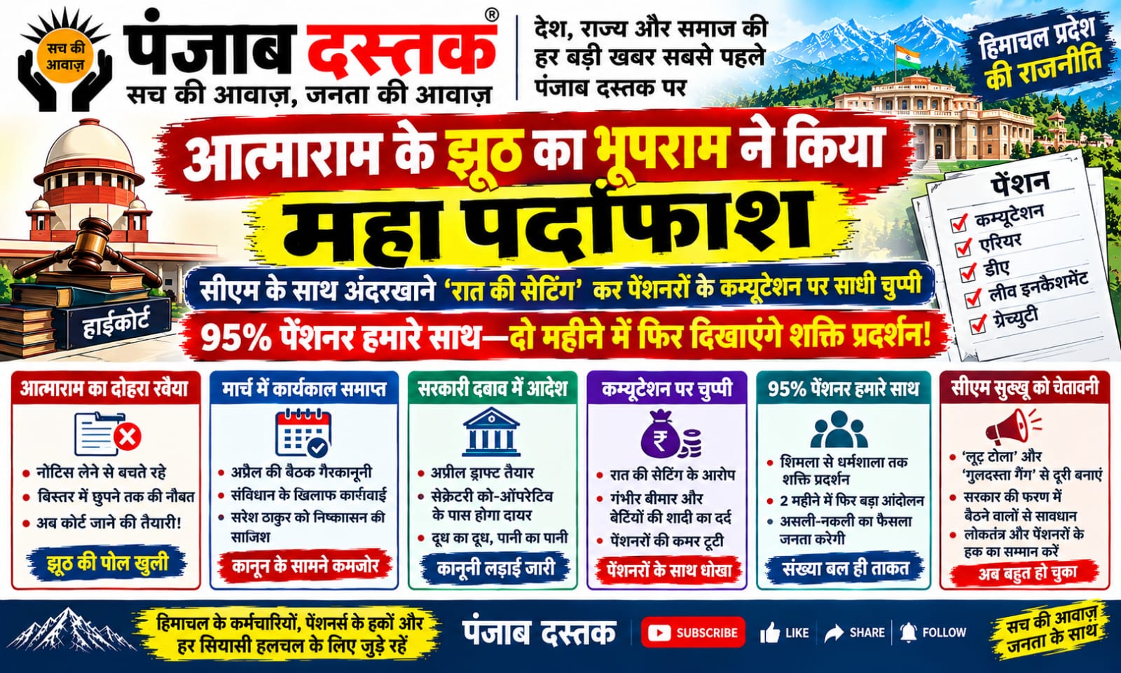 भूपराम ने आत्माराम के दावों पर उठाए सवाल