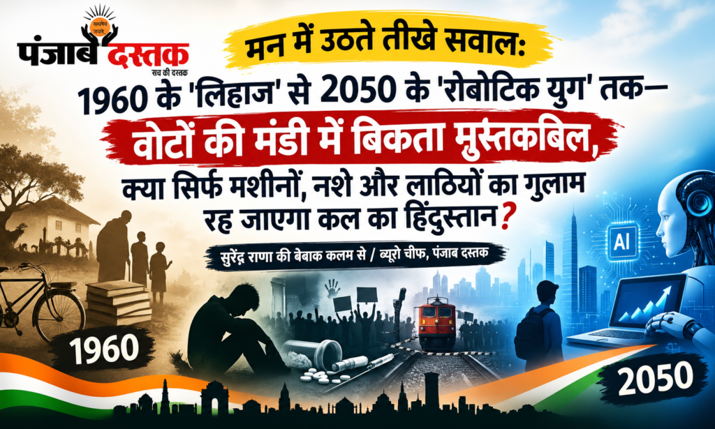 1960 से 2050 तक भारत का भविष्य, युवा बेरोजगारी, नशा और आधुनिक तकनीक